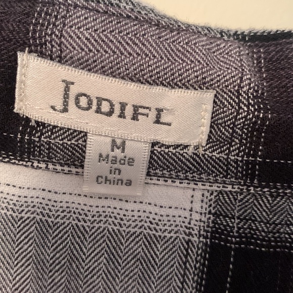 Comfy long sleeve button up blouse tunic w/ pockets - Picture 5 of 6